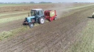 Пресс-подборщик ППР 1200 испытание на Алтайской МИС