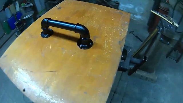 Самодельная дверная ручка в стиле ЛОФТ. смотреть онлайн