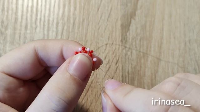 Клубника из бисера | Мини амигуруми | Амигуруми из бисера | Туториал  | Beaded Strawberry Amigurumi