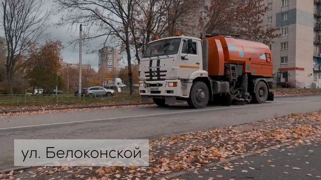 В городе Владимир продолжается уборка