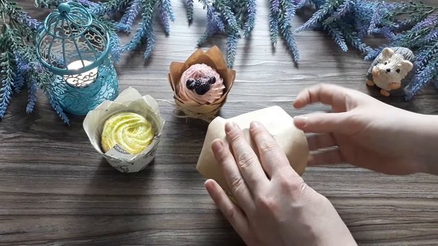 МК по запросу. ПРОСТАЯ и стильная УПАКОВКА для маффинов. СВОИМИ РУКАМИ. Мыловарение.