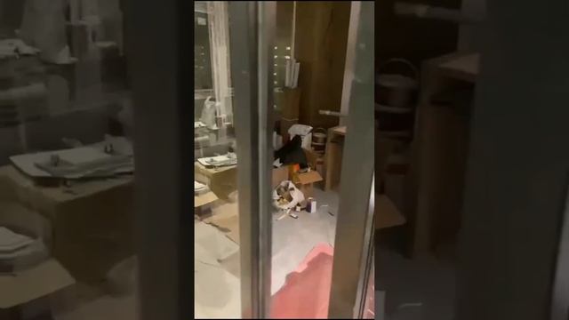 Монтаж алюминиевой раздвижной межкомнатной перегородки Слим.