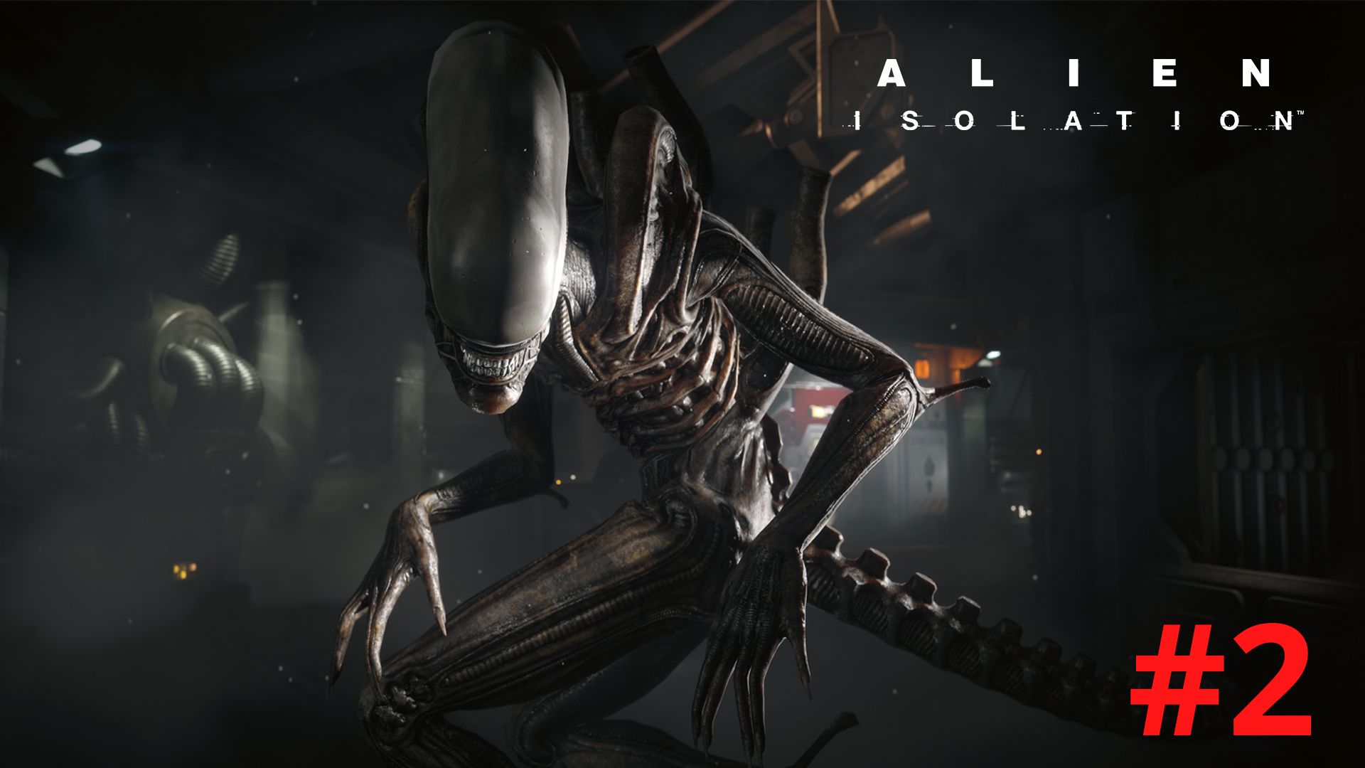 Alien  Isolation  .Чужой Изоляция  .Epic store.Прохождение. Часть 2 .1 Центр связи,Чужой,Андроиды.