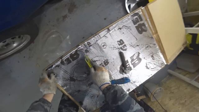 ШУМОИЗОЛЯЦИЯ своими руками за 5 000 руб в ВАЗ 2107