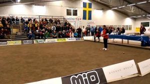 Последние два гейма Чемпионата Европы по петанку 2016 в Швеции. Мужчины.