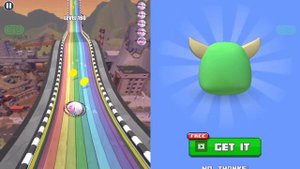 Satisfying Mobile Games - Going Balls, Sky Rolling Ball 3D, Ball Run 2048