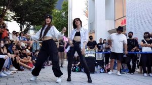 BLACK MIST. DYNAMIC SUPERB INTERACTIVE BUSKING. HONGDAE STREET.