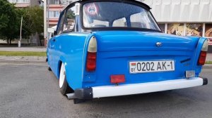 ОТРЕСТАВРИРОВАННЫЙ TRABANT 601. РЕСПЕКТ И УВАЖУХА!