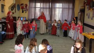 В хороводе были мы.