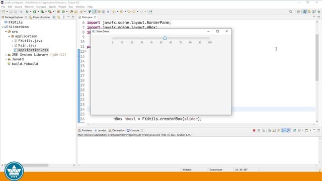 Slider | JavaFX GUI Tutorial for Beginners