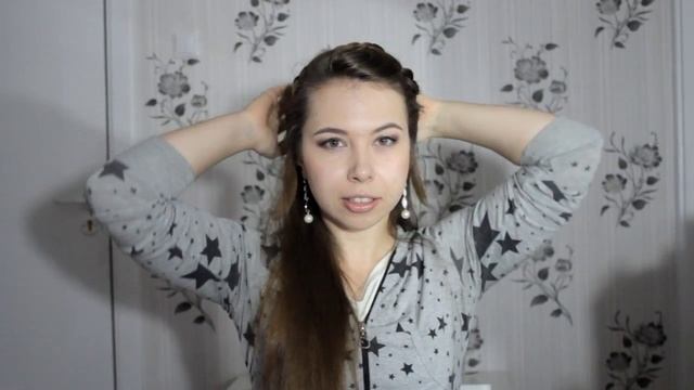 Три вечерние прически с ободком из жгутов