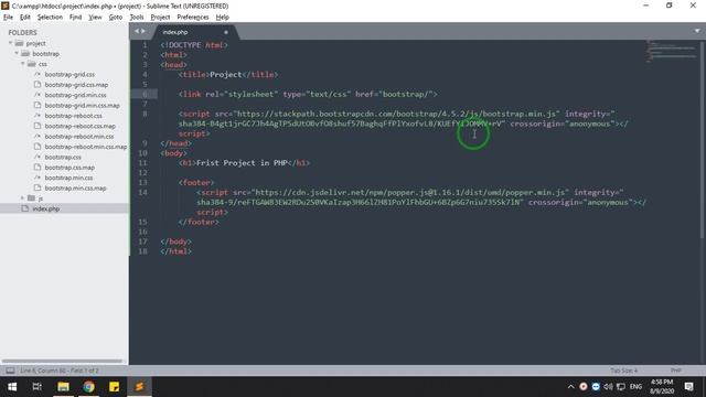 PHP COMPLETE PROJECT(PART-1)