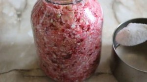 Капуста квашеная с хреном и свеклой