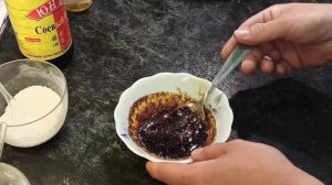 Вкуснейший салат с жареными баклажанами в кисло сладком соусе.