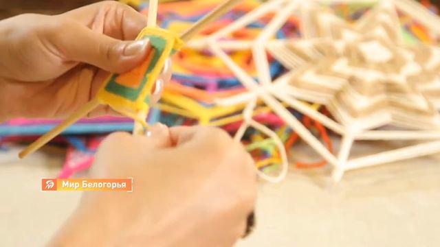 Мандала из цветных ниток: мастер-класс смотреть онлайн