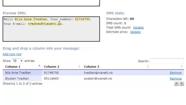 How to merge text from Excel into SMS messages смотреть онлайн