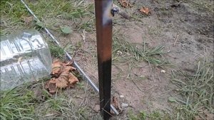 Одноплоскостная шпалера под виноград Достраиваем вторую плоскость