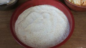 Постный насыпной пирог с яблоками