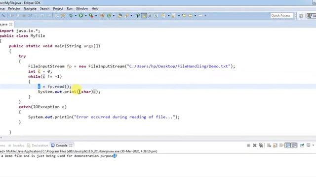 File-handling (Part-4) смотреть онлайн