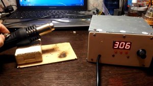 Цифровая термовоздушная паяльная станция на Atmega8-16pu своими руками!