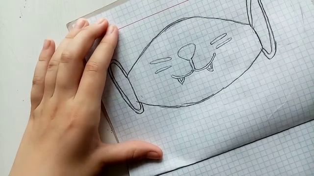 Как нарисовать маску кошки легко
