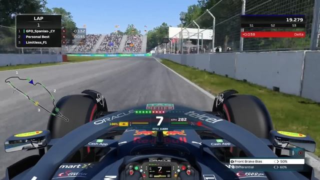 F1 22 CANADA HOTLAP + SETUP (1:09.264) смотреть онлайн