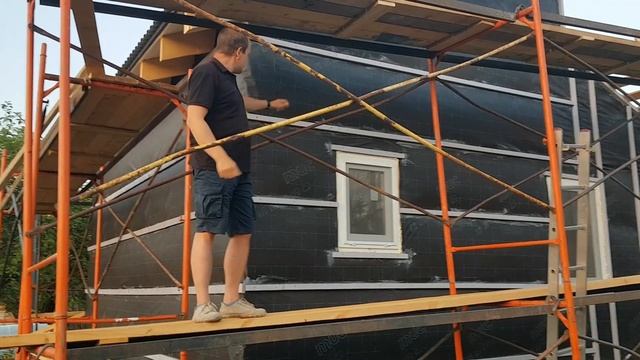 Теплый каркасный дом для молодой семьи с утеплением 200мм смотреть онлайн