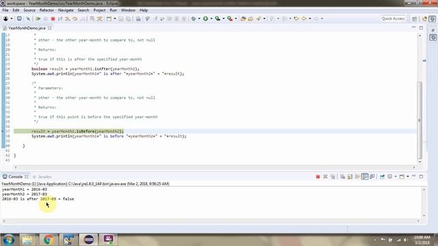 How to isAfter and isBefore methods of YearMonth Class? | Java 8 Date and Time