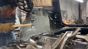 Замена заднего лонжерона и стакана Ваз 2111