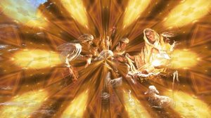 The Baby Jesus in the Manger Fractal Art HD