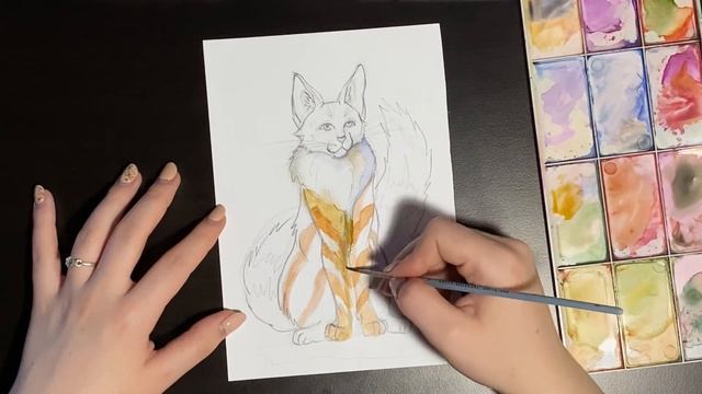 Рыжий кот | Мастер-класс смотреть онлайн