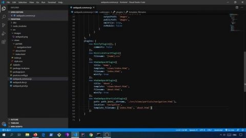 Webpack 4: How to include html partials in multiple html templates