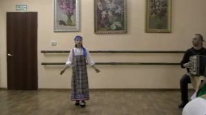 У НАШЕГО СОСЕДА ДА ВЕСЕЛАЯ БЕСЕДА (плясовая Курской области). Сольное народное пение ЗАТЕЯ.