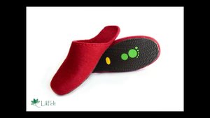 Валяные тапочки ручной работы  LiliFelt
