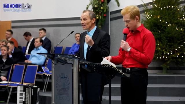 FECG Lahr - V. Binefeld - "Новогоднее служение" - "Neujahrsfest" смотреть онлайн