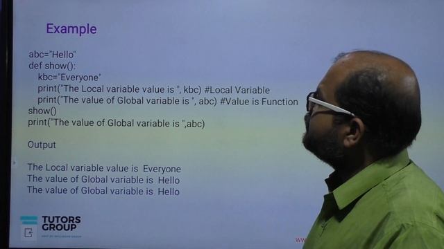 Certification Course in Python Programming | Local & Global Variable