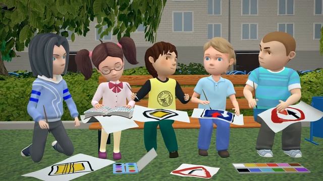 Дорожные знаки и разметка смотреть онлайн