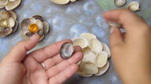 цветы из ракушек