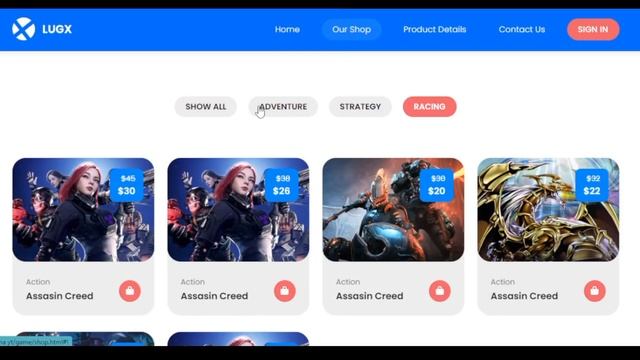Free gaming website html css javascript | gaming website source code | gaming template @rjksharma