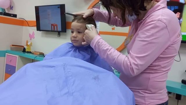 Модная стрижка Русеньки, куда посадили Русеньку??? #видеодлядетей