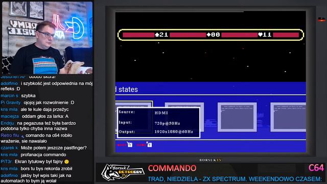 Borsuk Retro Gry TV: ATARI XL/XE vs COMMODORE 64 - Pojedynek na Konwersje z Automatów Arcade #1 смотреть онлайн