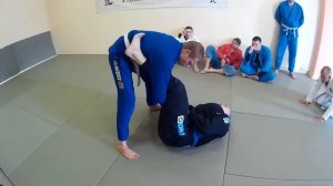 2 variants Lasso Guard sweep vs standing opponent.