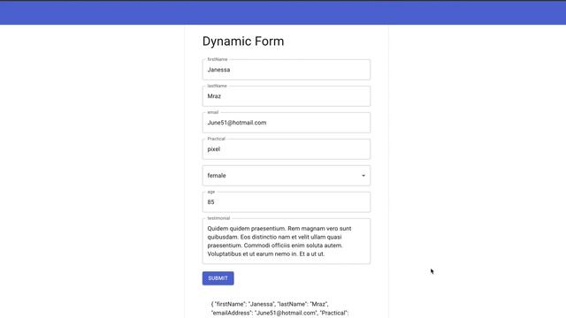 Dynamic Form  Using NextJS