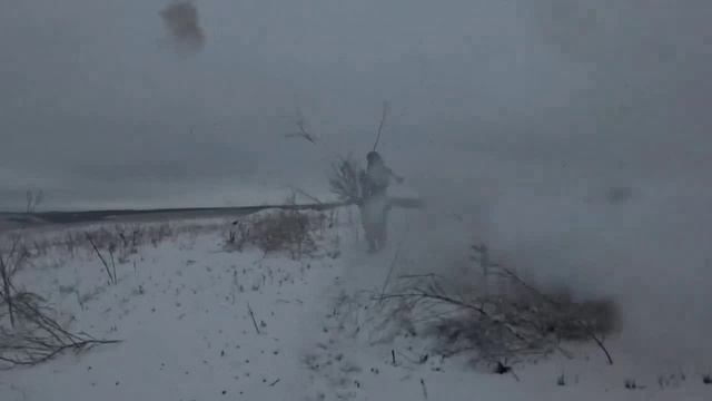 Дистанционное минирование 82 минами посредством РПГ-7В.