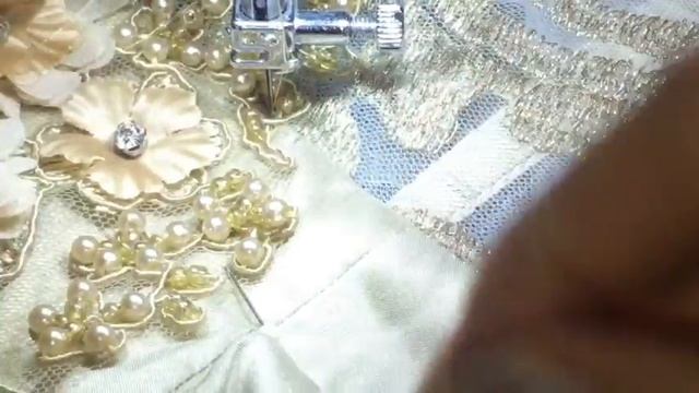 Прозрачный корсет. Как быстро пришить вышитые жемчугом аппликации?Dress making. Korsett смотреть онлайн
