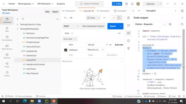 Python & Rest API Part 7: How to Upload File or image using python смотреть онлайн