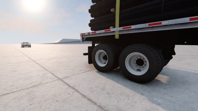 ROLLS ROYCE GHOST VS TRUCK TRAILER CRASH TEST 300 km/h | BeamNG.Drive CRASH test смотреть онлайн