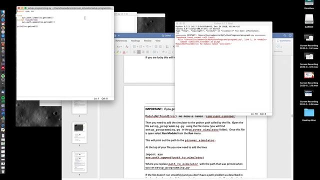Solving ModuleNotFoundError for the Liverpool Python Robotics Simulator