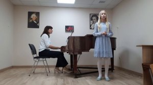 Жукова Ксения - муз. А. Моцарт сл. К Овербека "Весенняя"