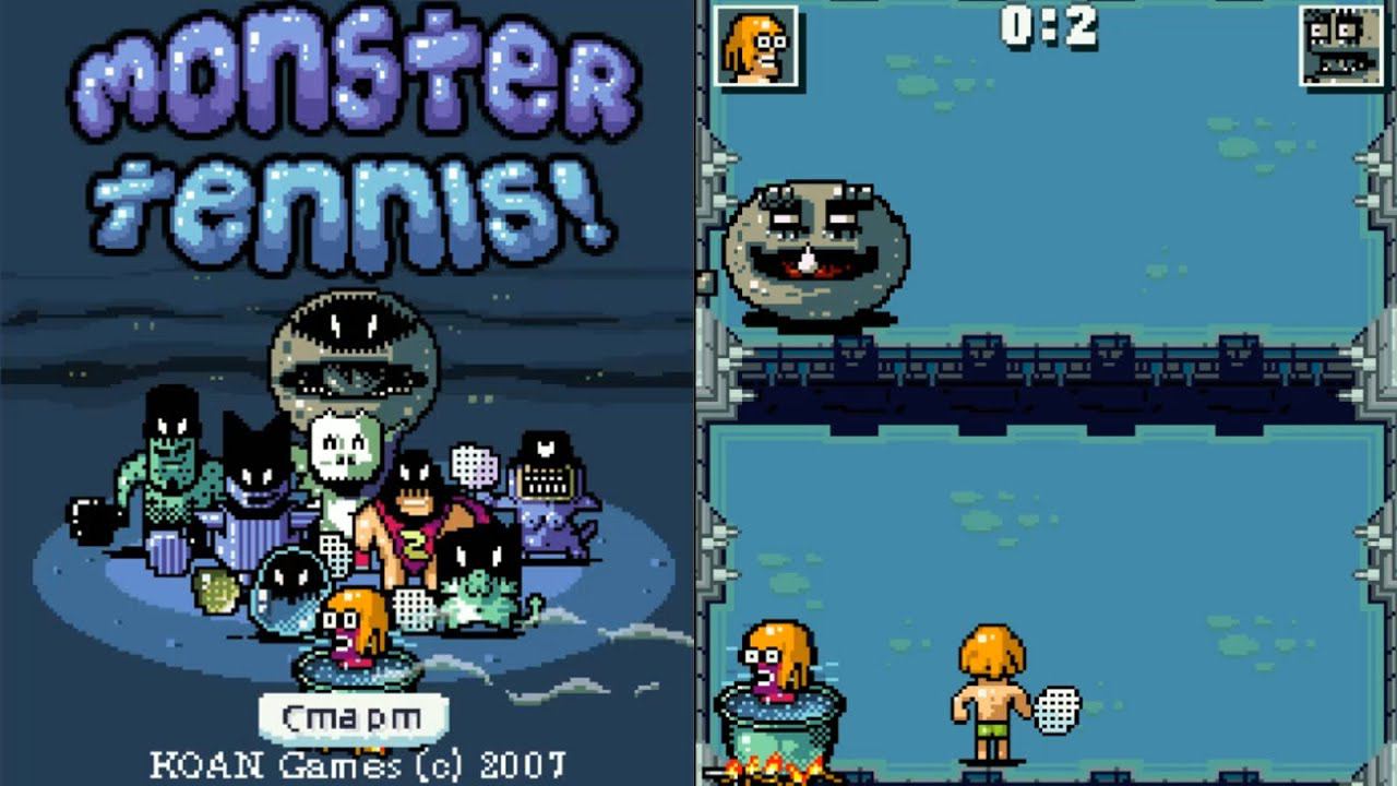 Monster Tennis! JAVA GAME (KOAN Games 2007) FULL WALKTHROUGH